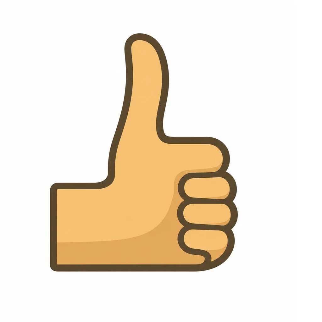 Arabic Alphabet letter ذ drawn as a thumb