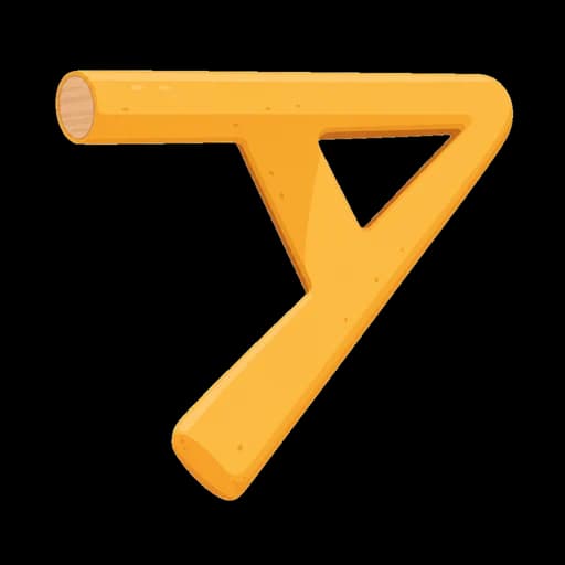 Katakana letter ア drawn as an a