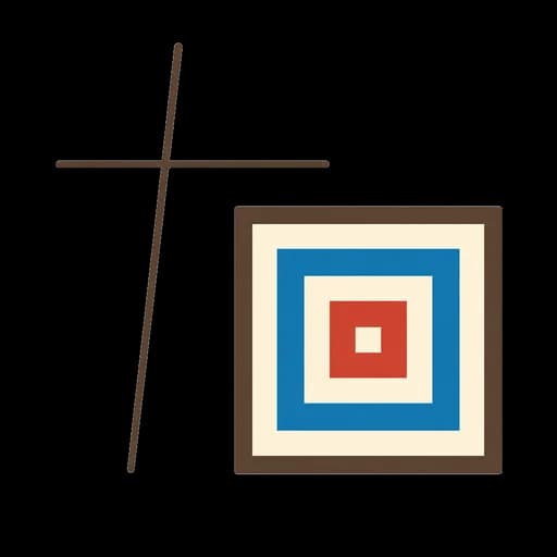 Hiragana letter た drawn as a target