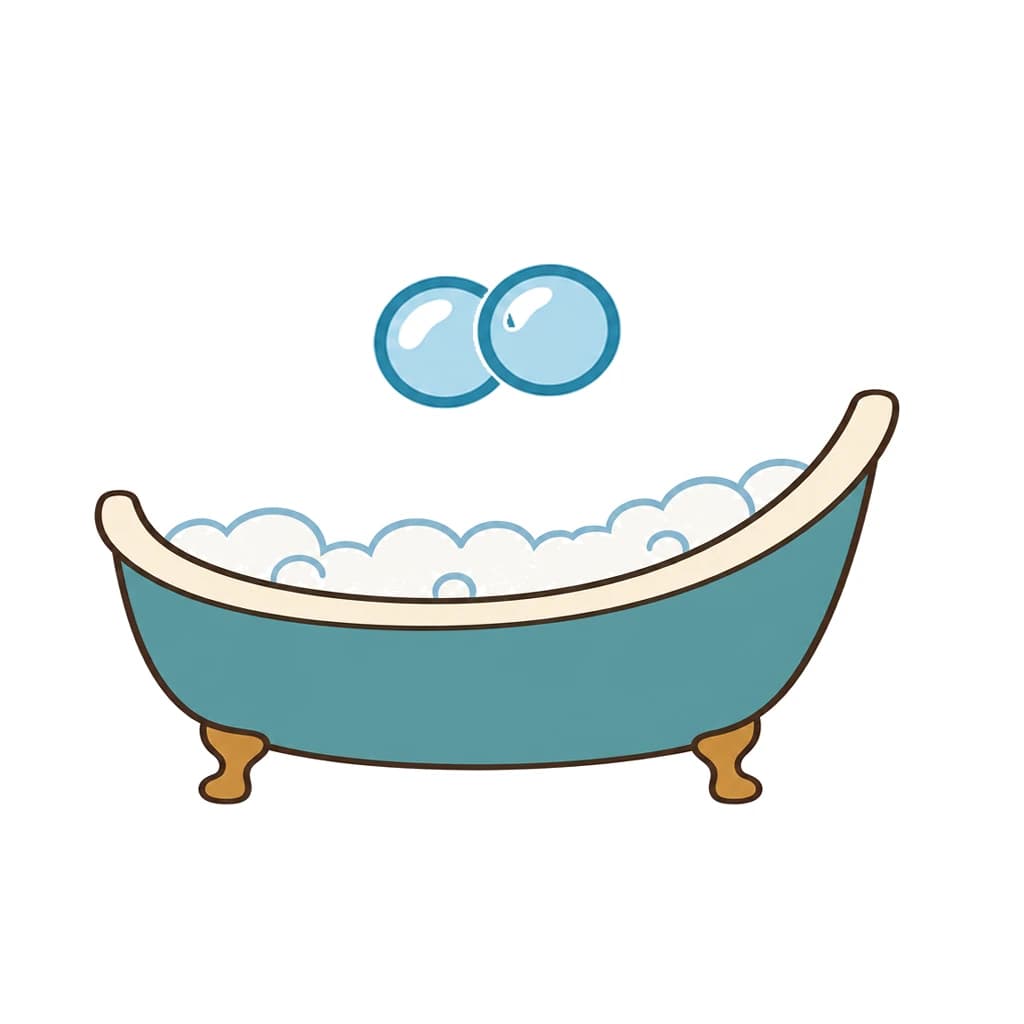 Urdu Alphabet letter ت drawn as a tub