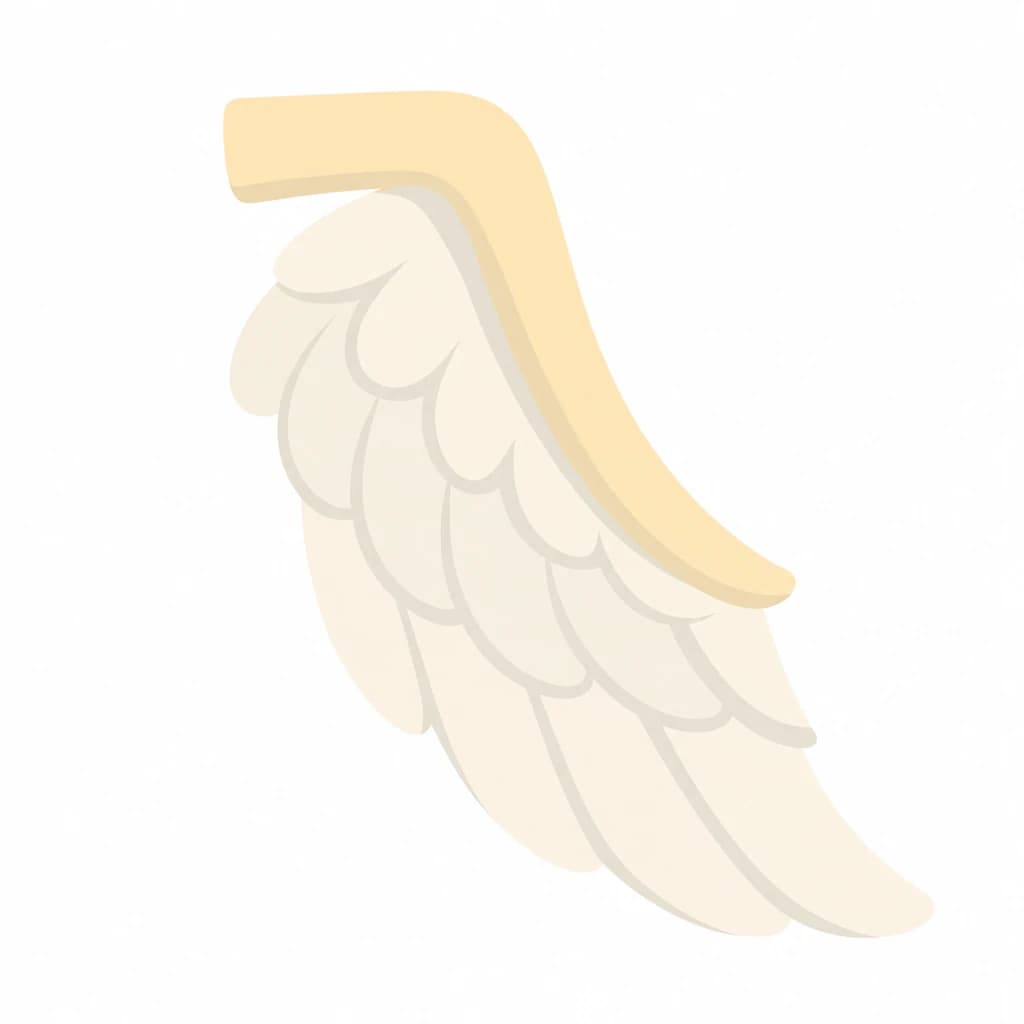 Zhuyin letter ㄟ drawn as an angel
