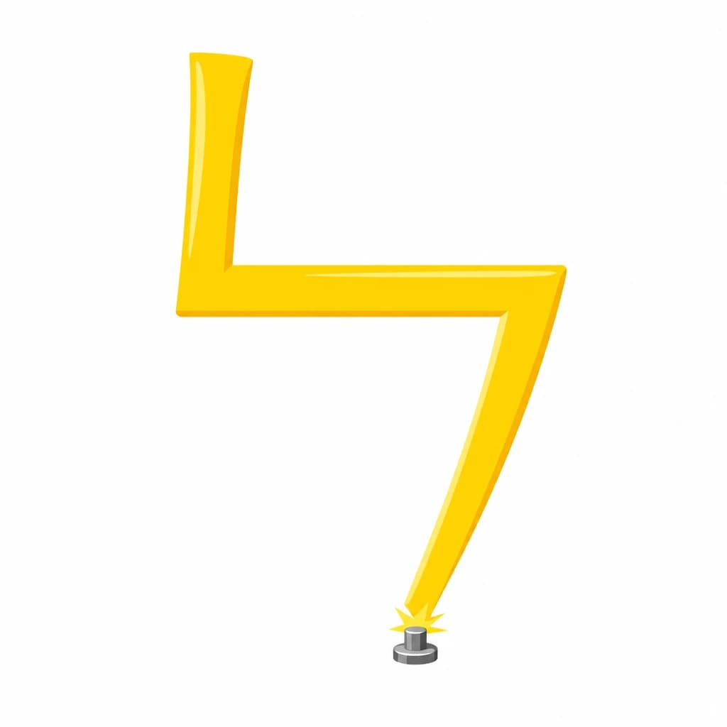 Zhuyin letter ㄣ drawn as an energy