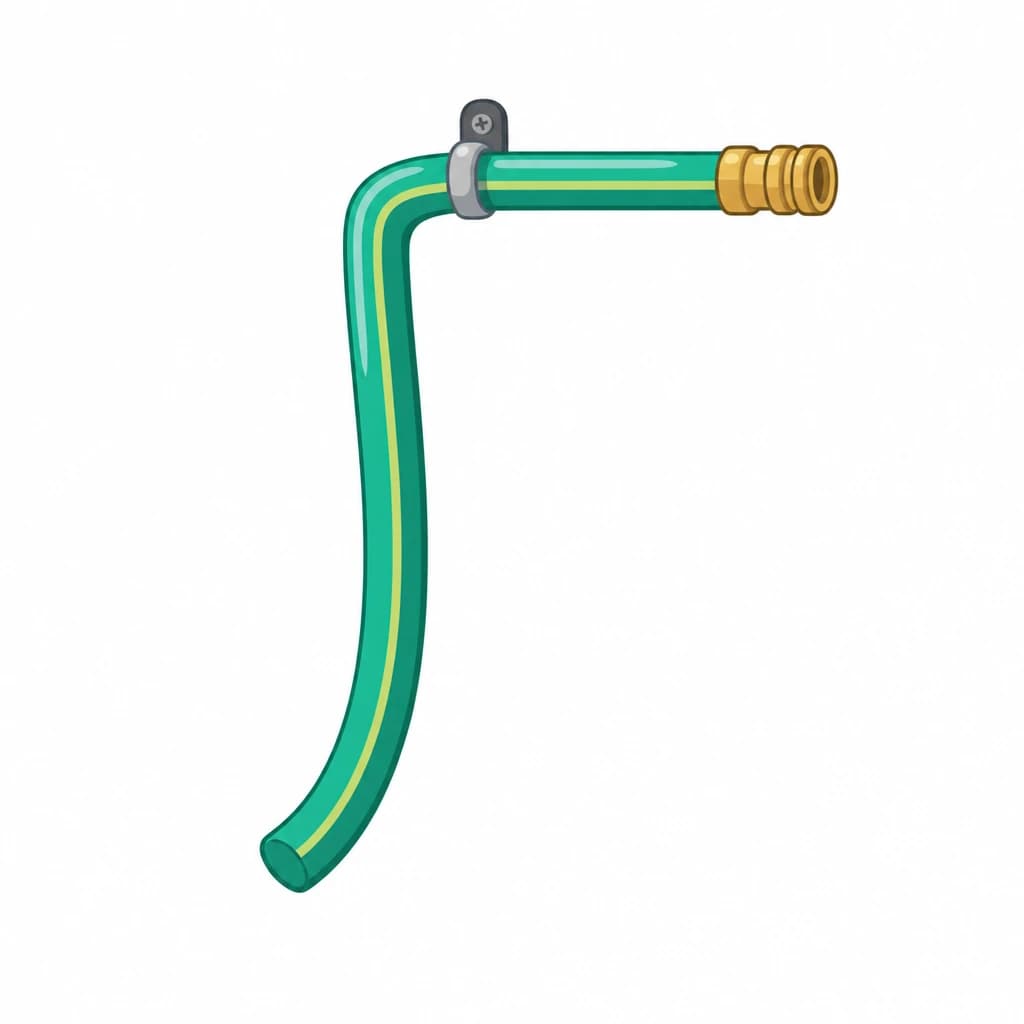 Zhuyin letter ㄏ drawn as a hose