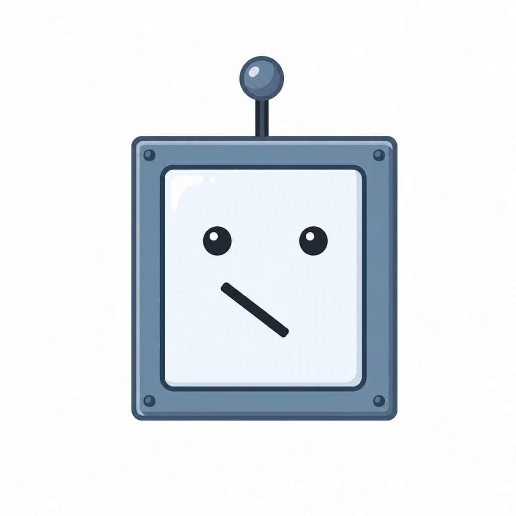 Zhuyin letter ㄖ drawn as a robot