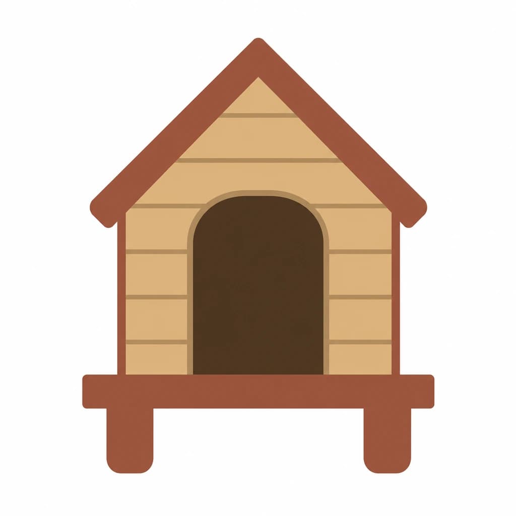 Serbian Cyrillic letter Д drawn as a doghouse