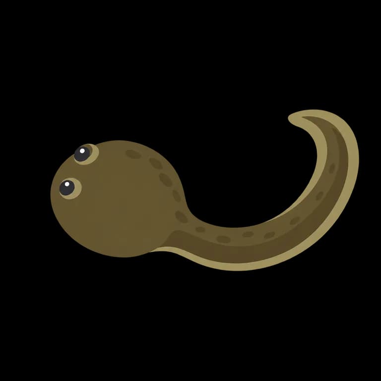 Thai Alphabet letter ◌้ drawn as a tadpole