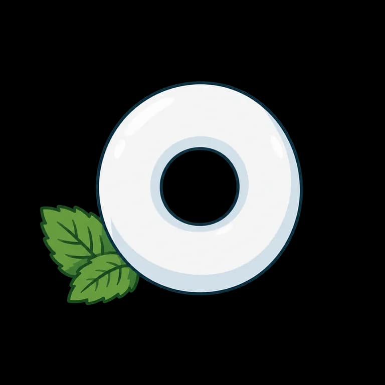 Thai Alphabet letter ◌ํ drawn as a mint