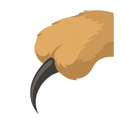 Mnemonic for ク: COUgar claw