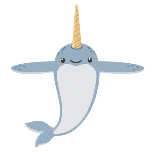 Mnemonic for ナ: NArwhal