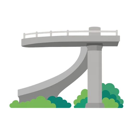 Mnemonic for オ: Overpass