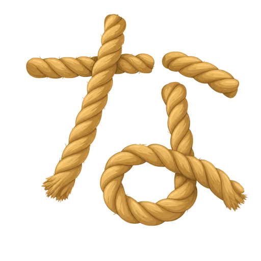 Mnemonic for な: KNOt